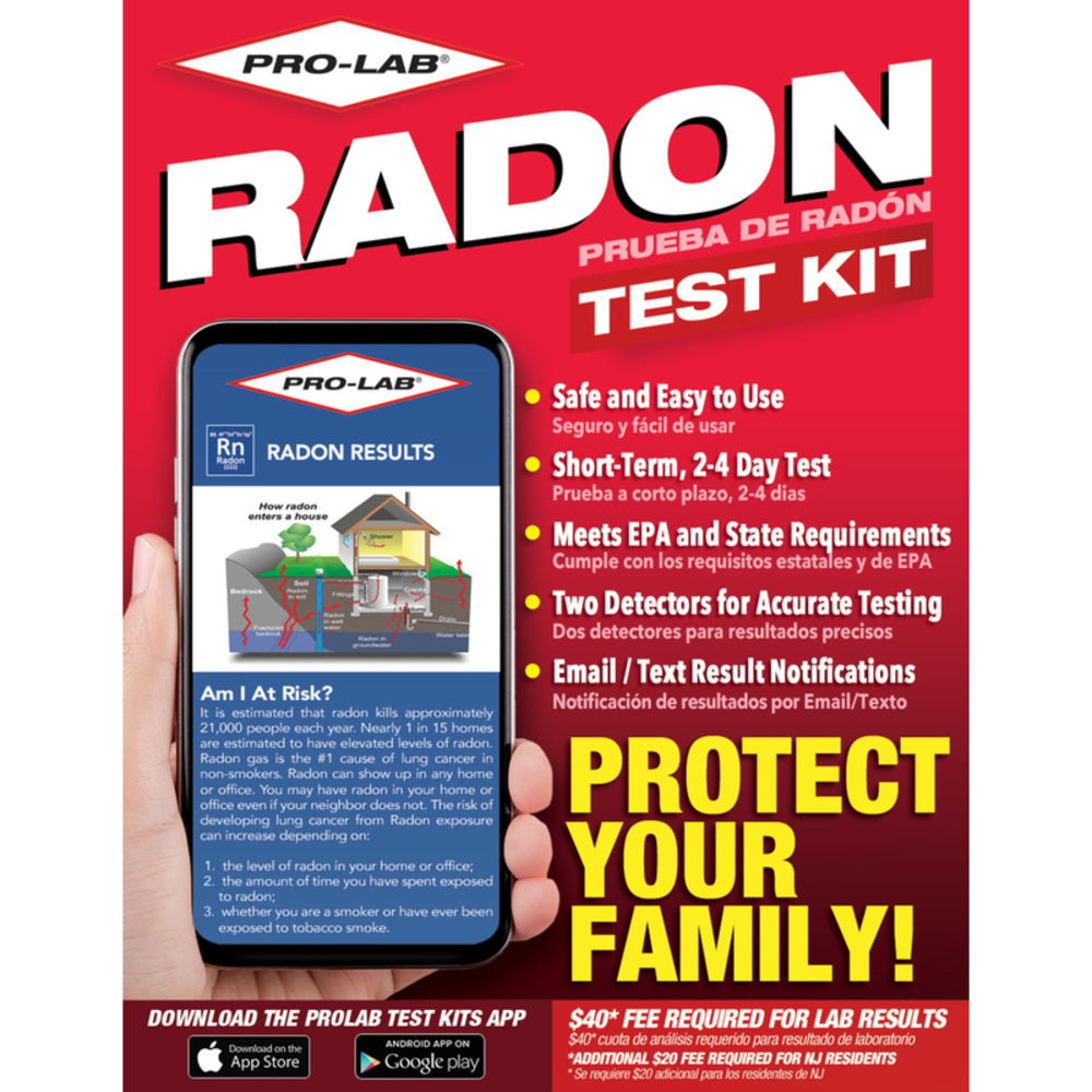 RADON DETECTOR TEST KIT