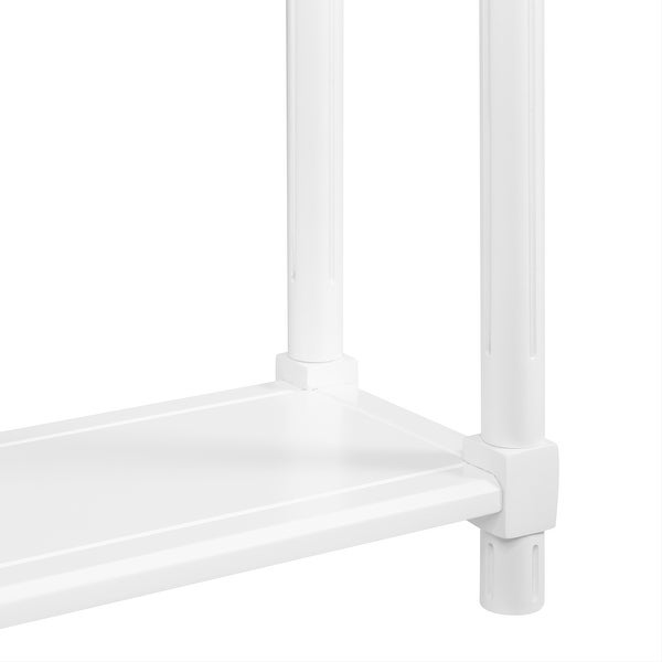 NewRidge Home Goods Harrison Narrow Side Table， White， Set of 2