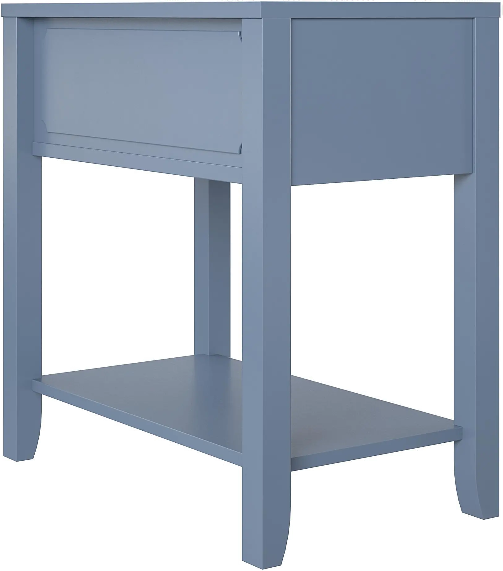 Majesty Blue Narrow Side Table