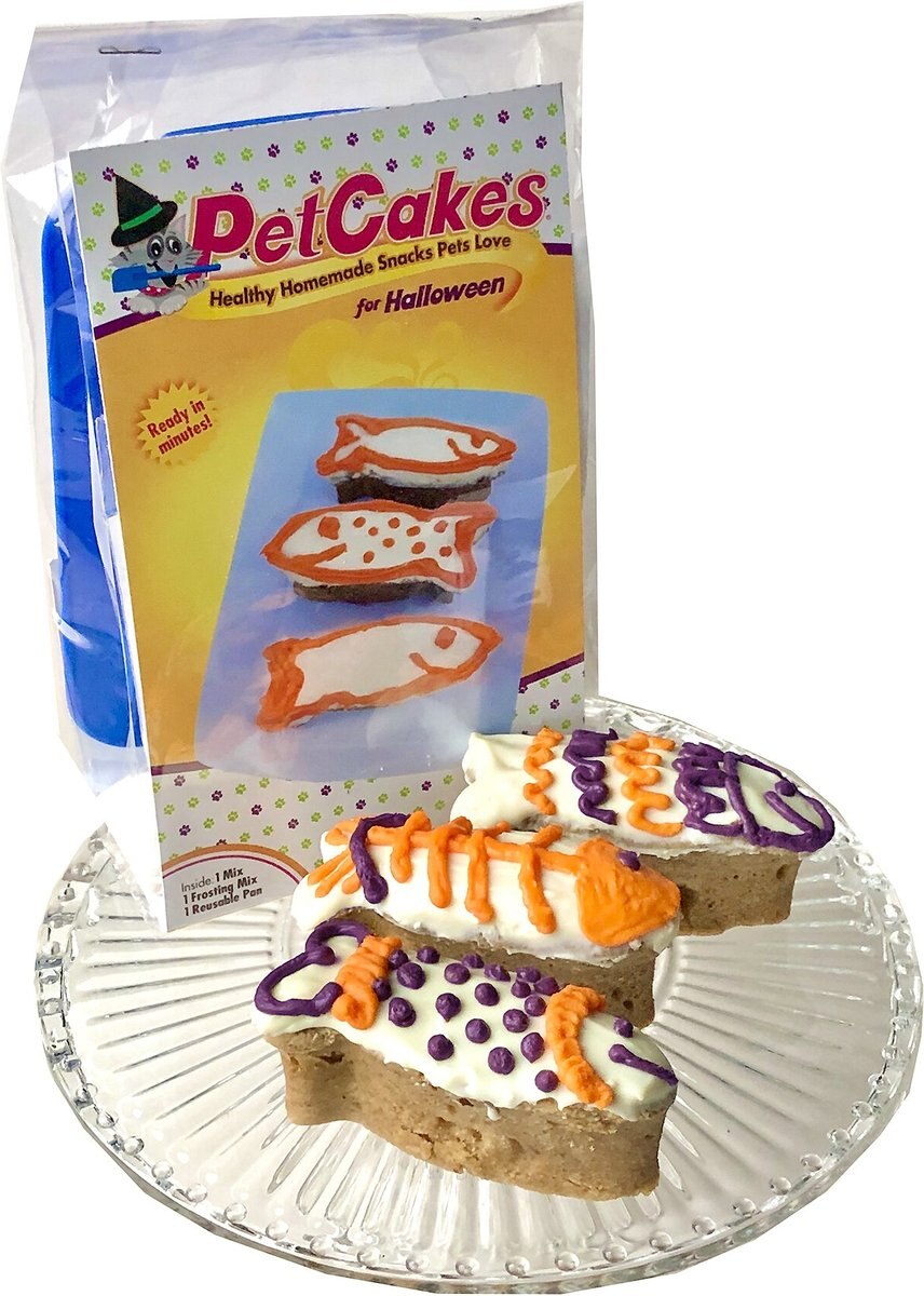 PetCakes Halloween Cake Kit Cat Treats， 6.6-oz box