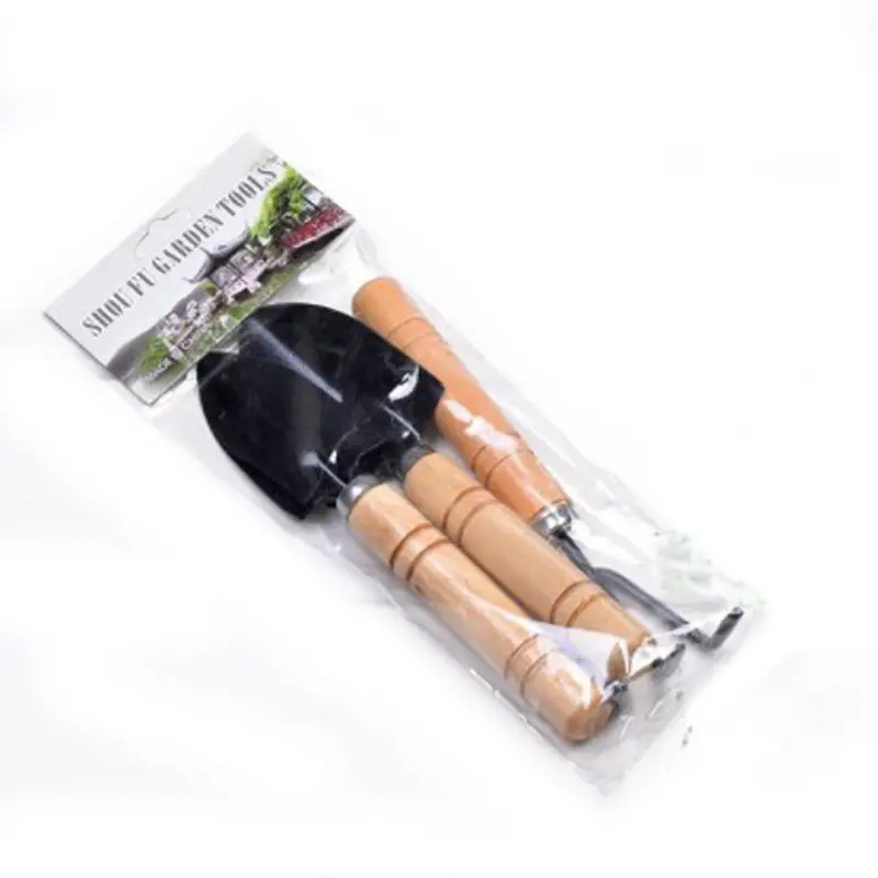 Wholesale 3PCS Mini Garden Tool Set with PP bag for gardening Outdoor Hand Garden Tools