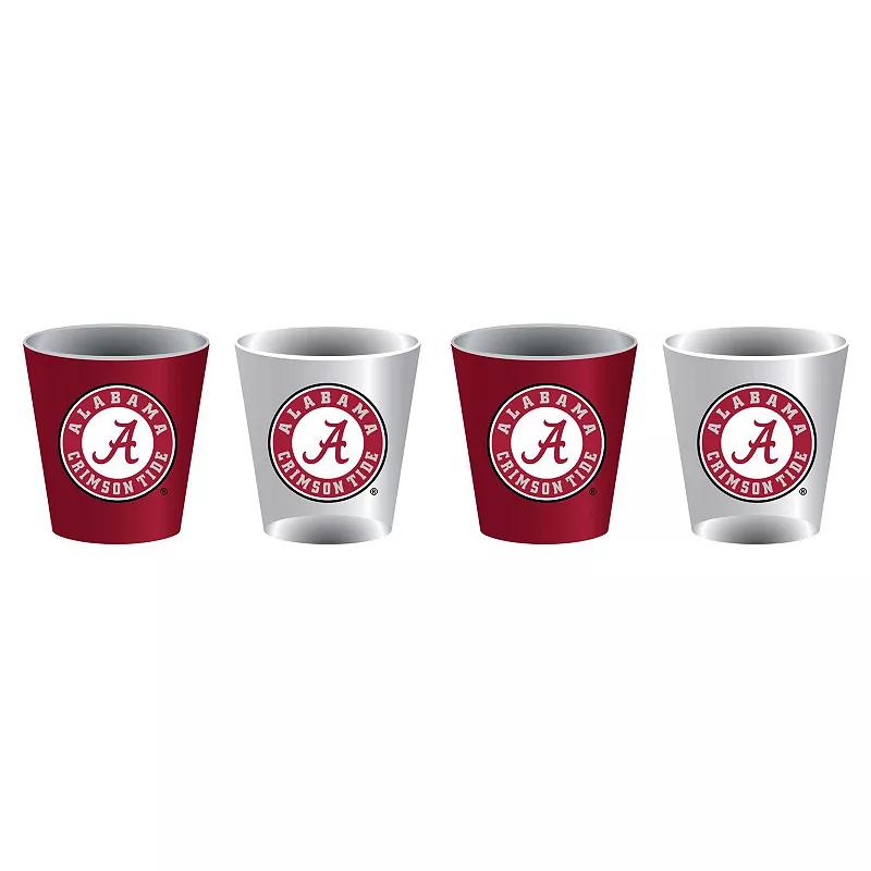 Alabama Crimson Tide Four-Pack Shot Glass Set