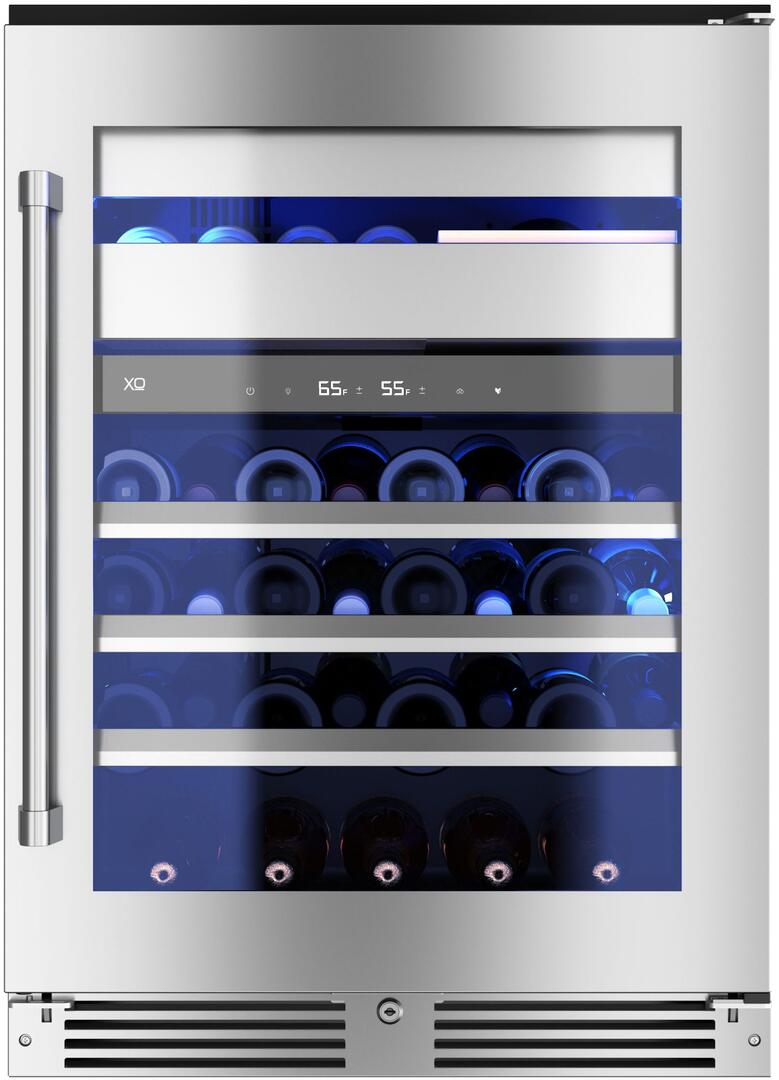 XO XOU24WWGSR 24 Inch Stainless Steel Wine Cooler