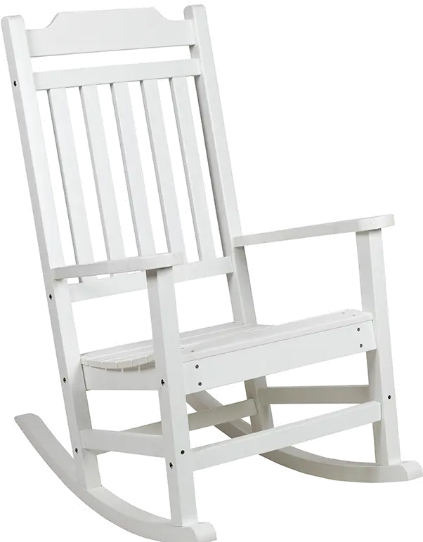 All-Weather Rocking Chair - White