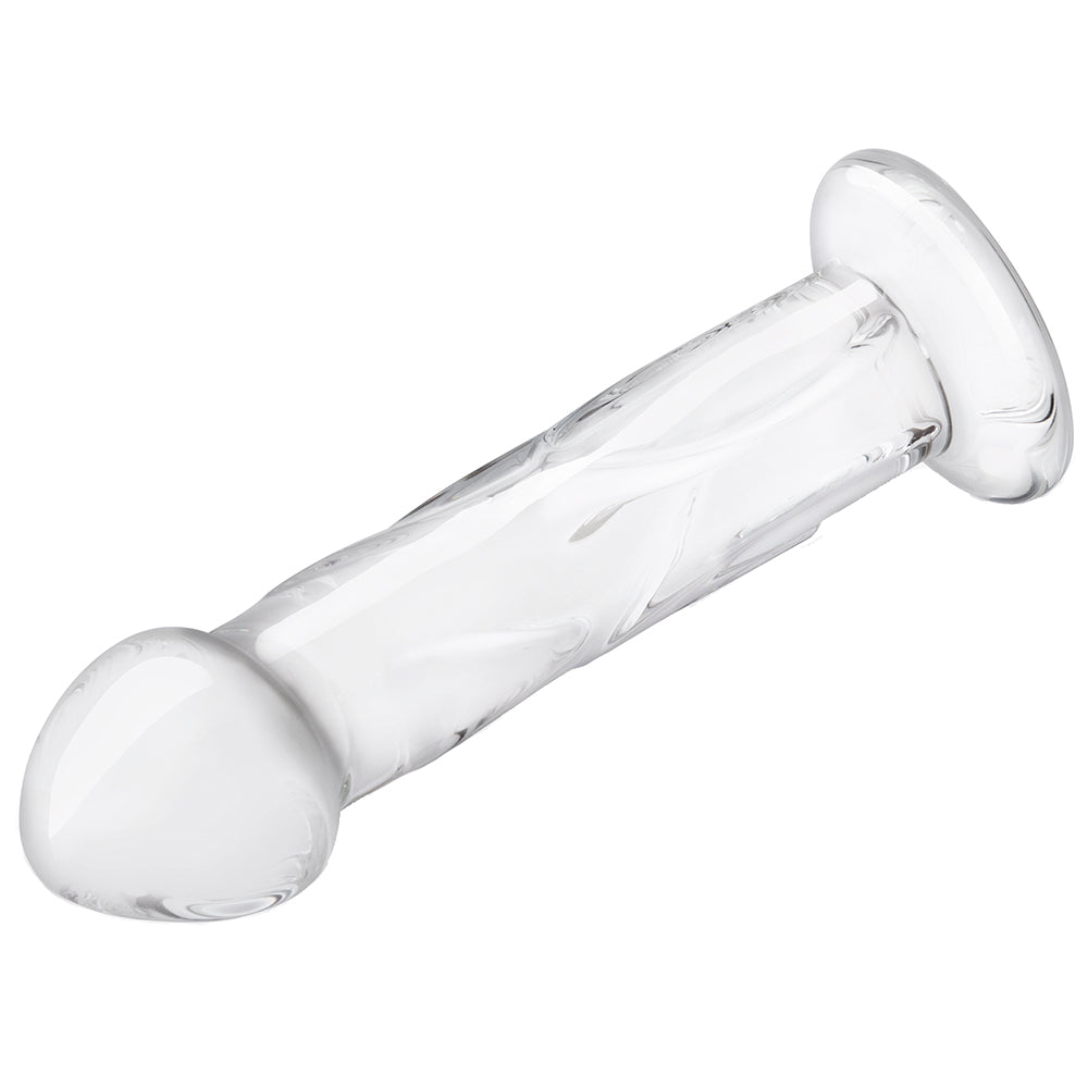 gläs 6 Inch Veiny Glass Dildo