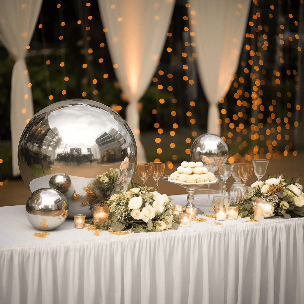 Silver Stainless Steel Gazing Globe Mirror Ball, Reflective Shiny Hollow Garden Sphere - 20