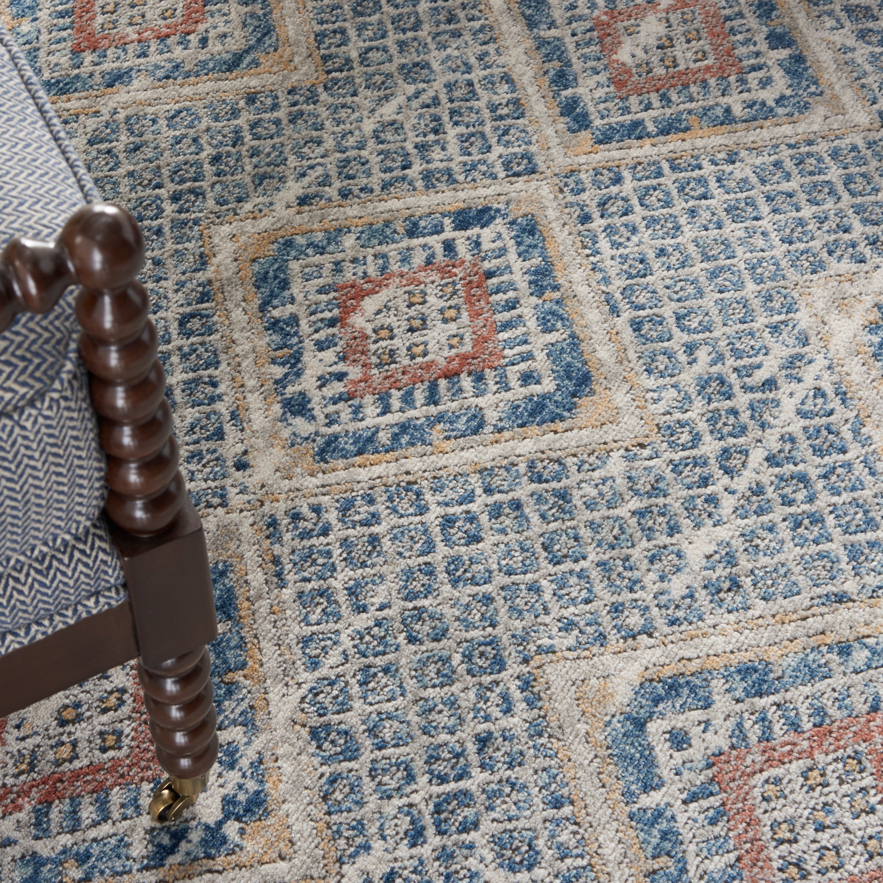 Quarry Blue/Ivory Rug