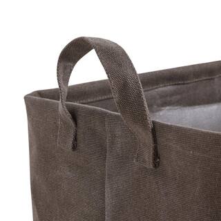 DANYA B Army Canvas Laundry Basket LY117