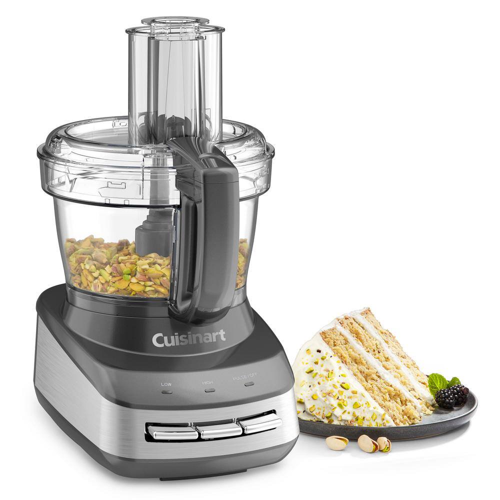 Cuisinart Core Custom 13-Cup Gray Food Processor with All-in-One Storage System FP-130AG