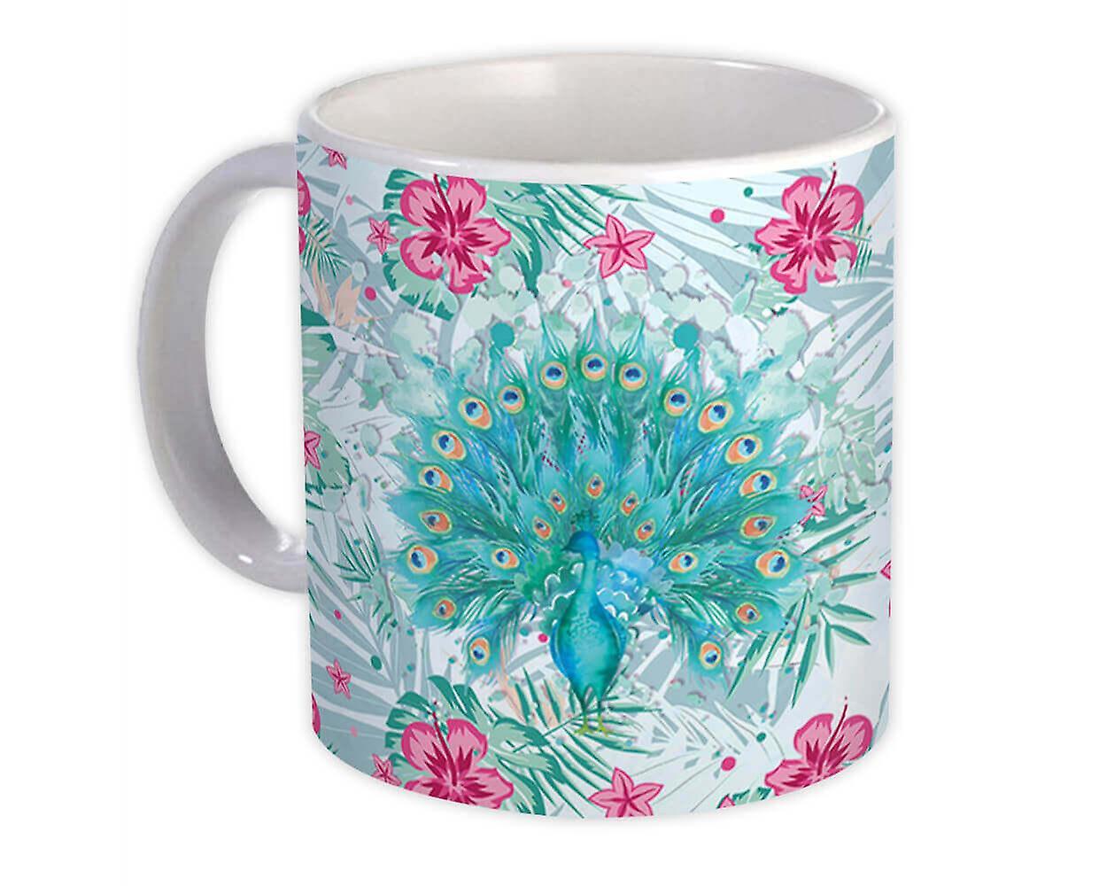 Gift Mug: Peacock Bird