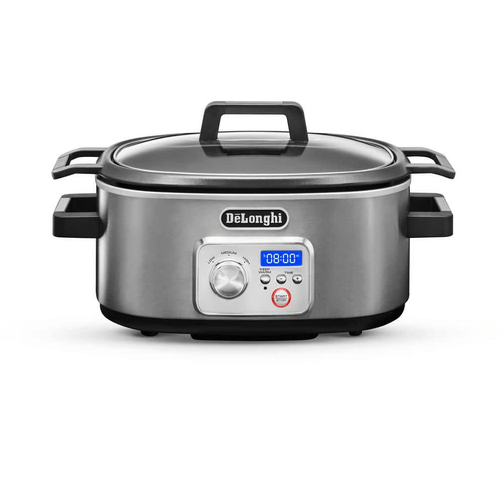 DeLonghi Livenza 6 Qt Programmable Slow Cooker with StovetopSafe Pot