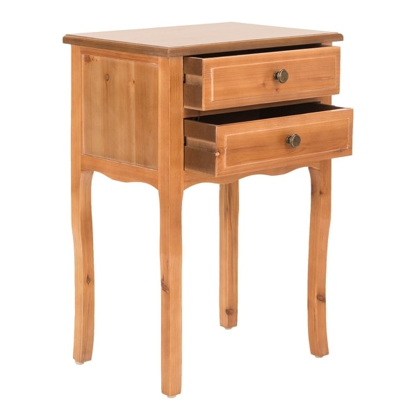 SAFAVIEH Lori Natural Accent Table - 18.1