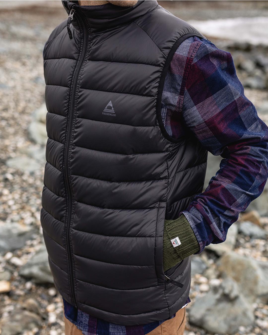 Travel Insulated Vest - True Black