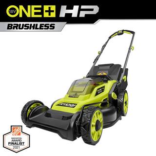 RYOBI ONE+ HP 18V Brushless 16 in. Cordless Battery Walk Behind Push Lawn Mower (Tool Only) P1109BTL