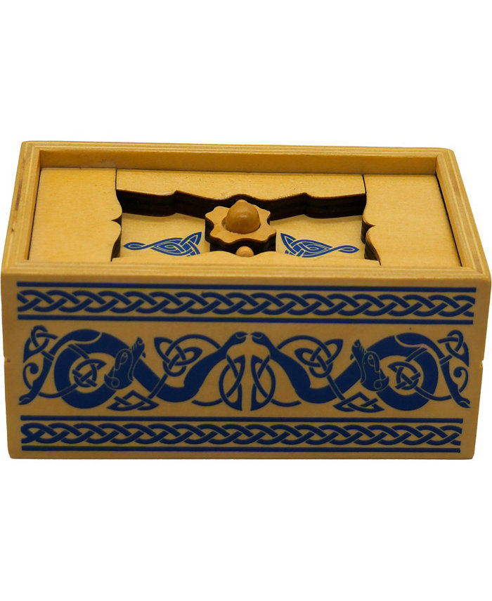 Project Genius Viking Sea Chest Gift Box Puzzle  Brain Teaser Box That Holds Gift Cards  Money  Artfully Crafted Wooden Puzzle  Secret Box  Gift Box  Puzzle Box