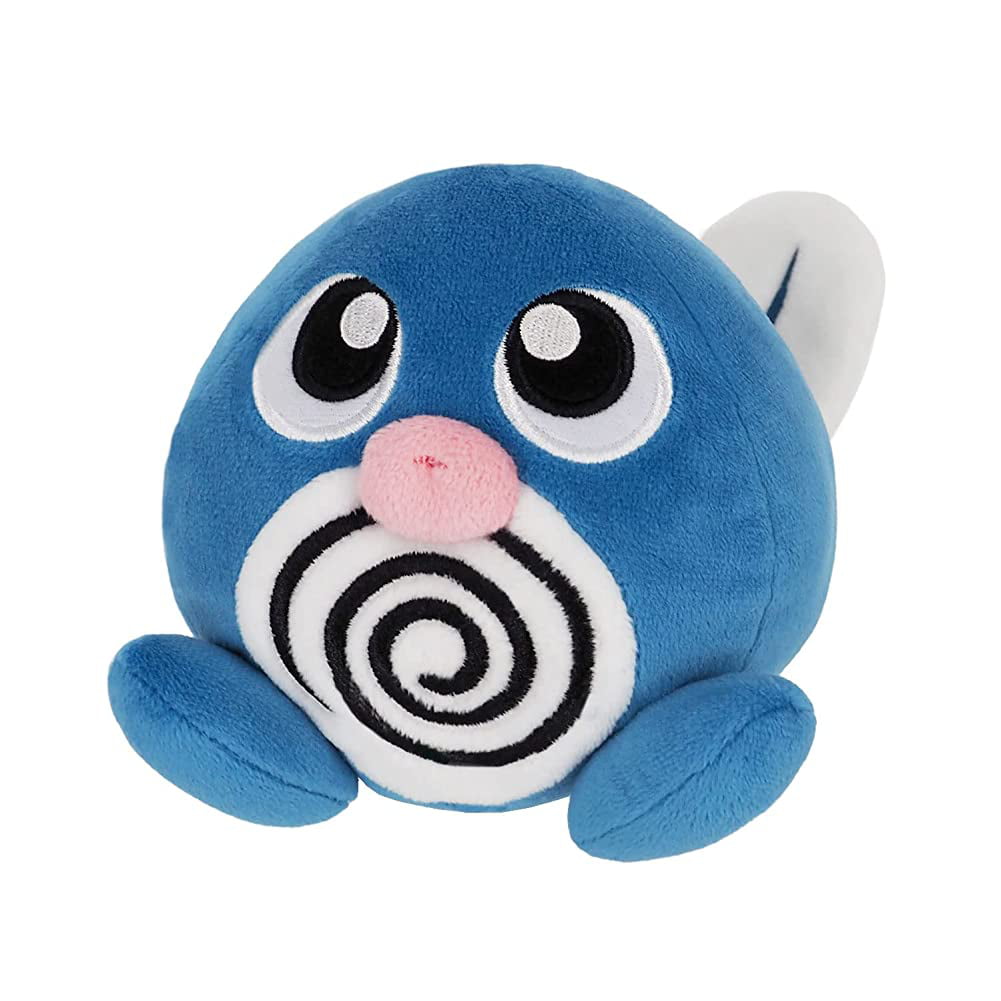 Sanei Pokemon All Star Series Poliwag Stuffed Plush， 4.5