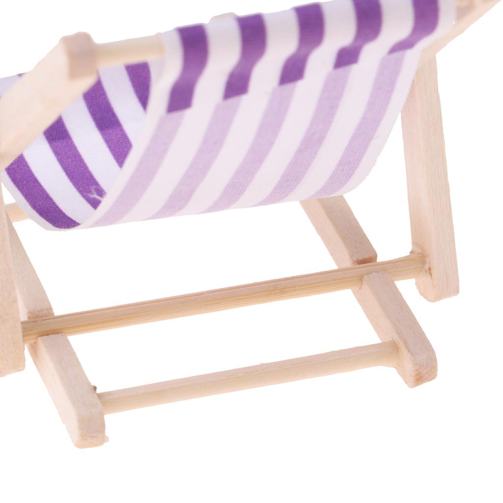 Mini Foldable Wooden Beach Chair Longue Deck Chair Beach Furniture