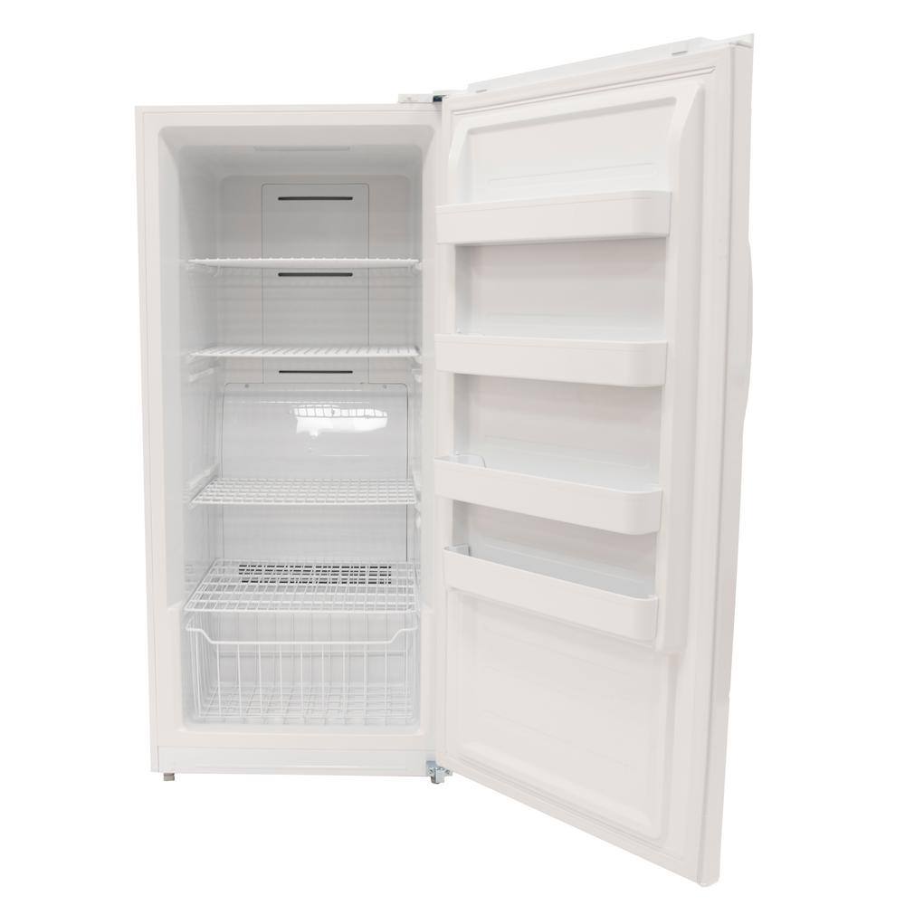 Danby Designer Garage ready 14.0 cu. ft. Frost Free Upright Freezer in White DUF140E1WDD