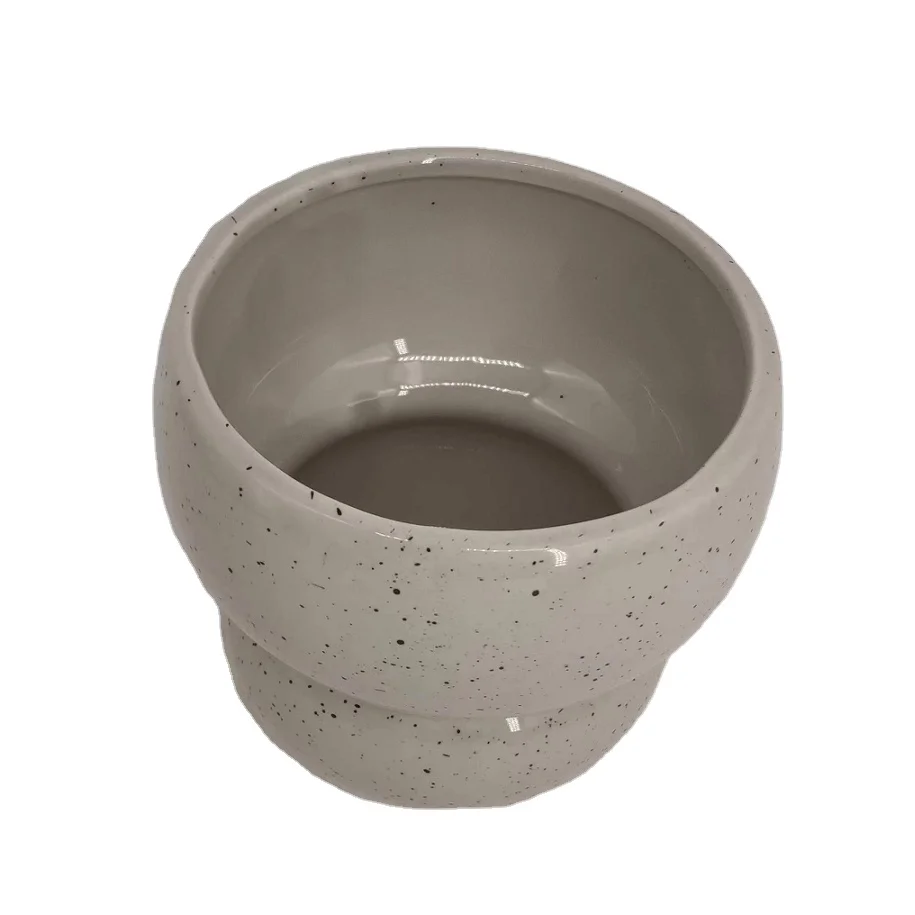 Cheap sale durable ceramic flower pot planters modern plant container custom desktop Planter