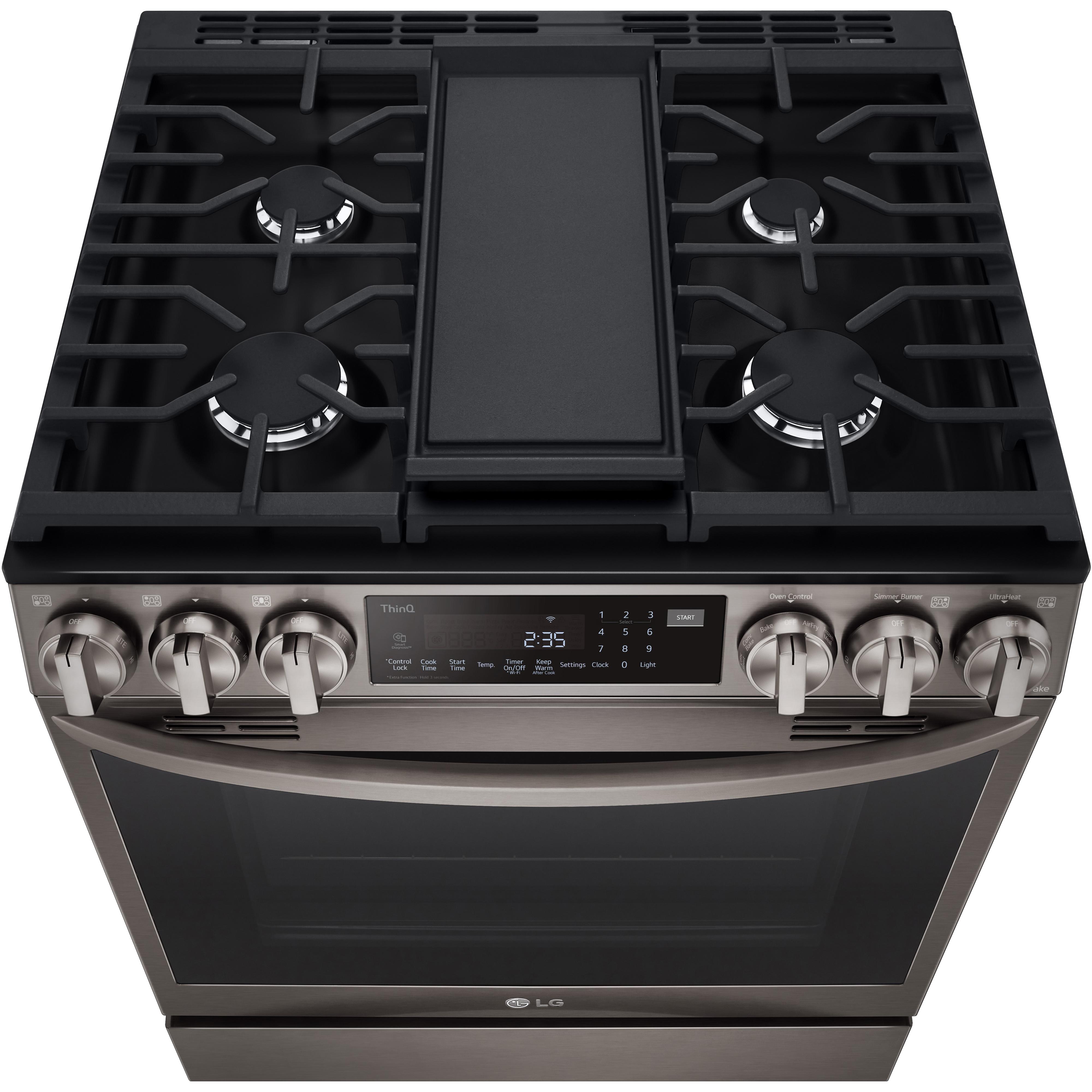 LG 30-inch Slide-In Gas Range with Air Fry LSGL6335D