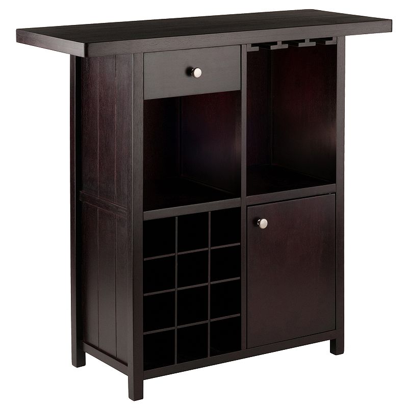 Winsome Macon Wine Rack Storage Cabinet