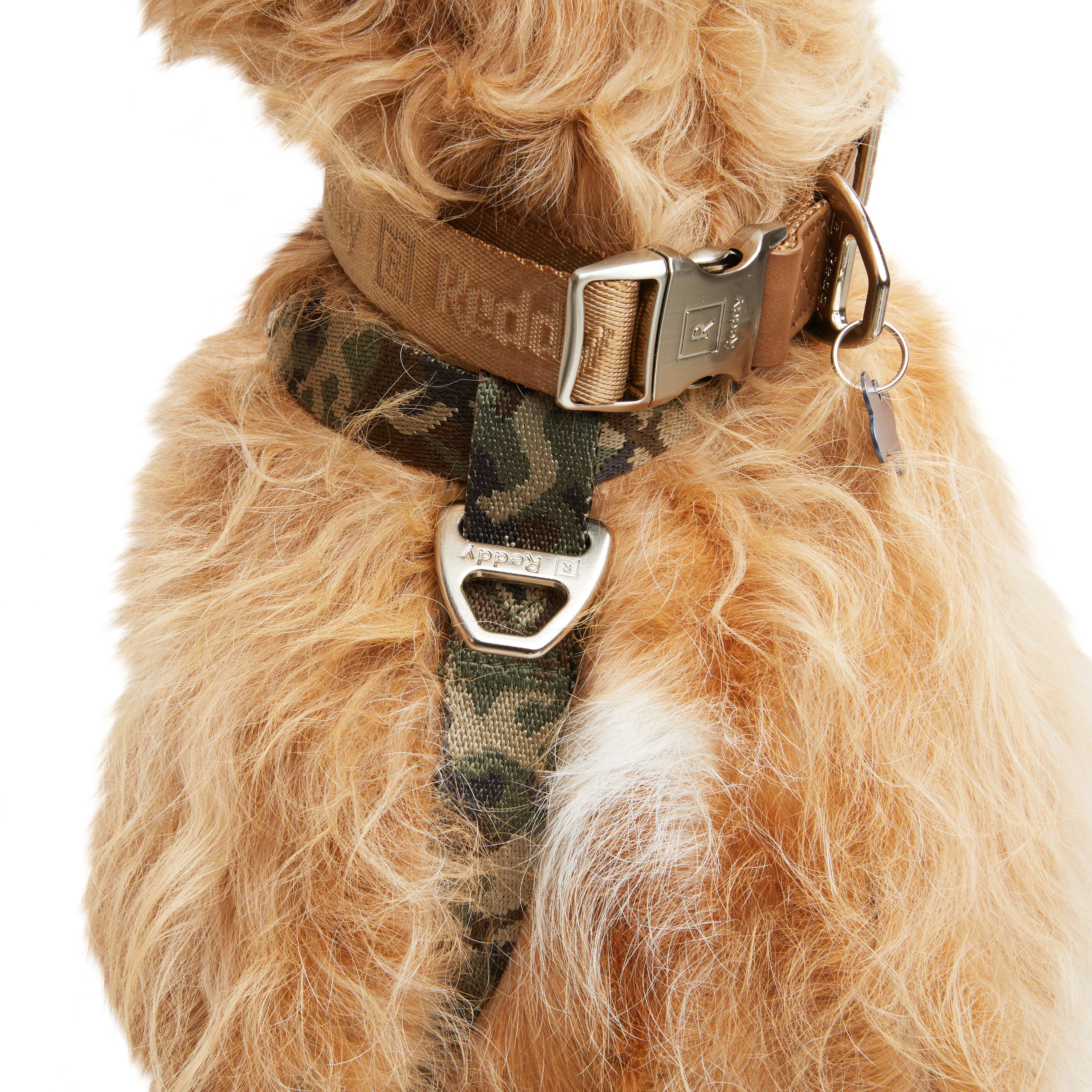 Reddy Green Camo Dog Harness， Medium