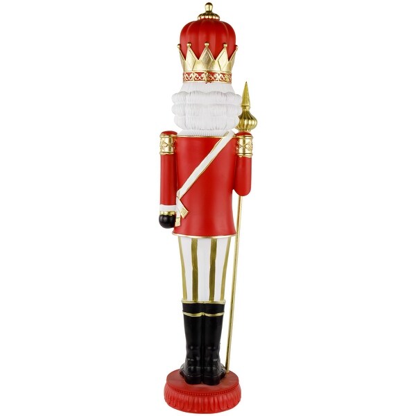 22 Red and Gold Christmas Nutcracker with Scepter