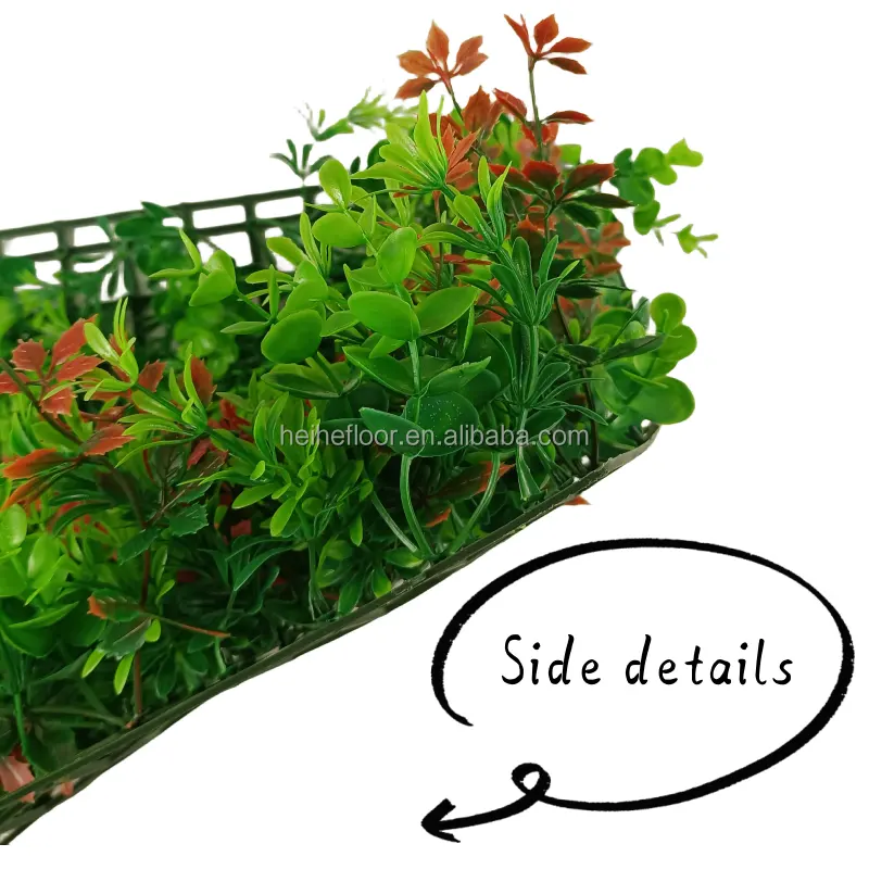 Factory Directly Supply Plant Outdoor Fence Panel Artificial Grass Wall Decor