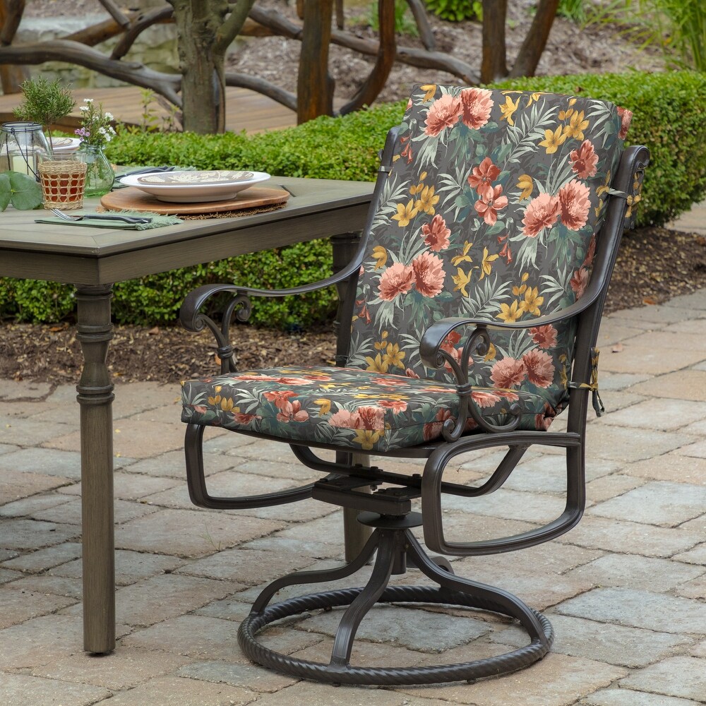 Arden Selections Craft Outdoor 44 x 20 in. High Back Dining Chair Cushion