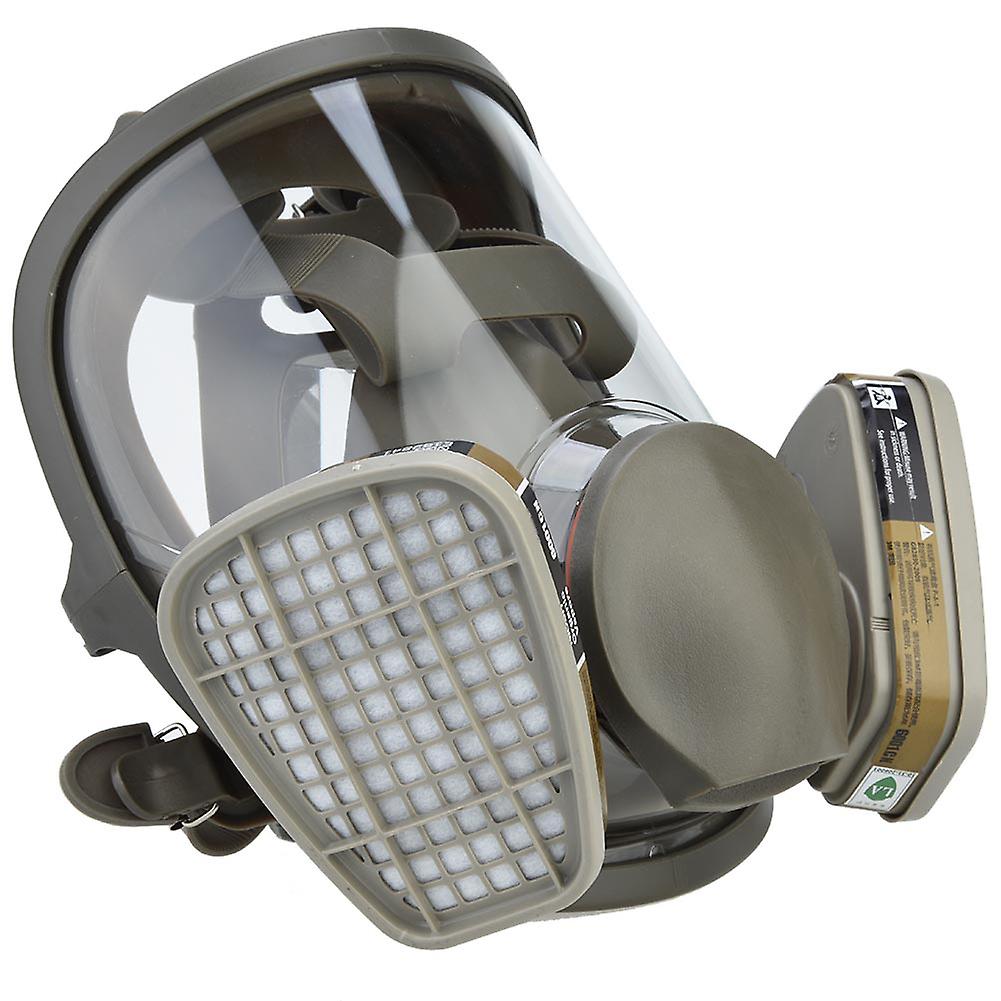 Full Face Respirator Set Cover Facepiece Gas Mask For Painting Welding Disinfection