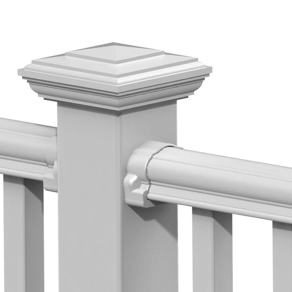 Veranda TraditionalWilliamsburg White Line Bracket Kit (4-Piece) 73014296