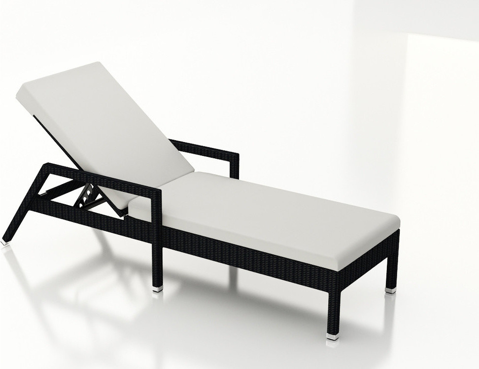 Urbana Reclining Chaise Lounge   Outdoor Chaise Lounges   by Homesquare  Houzz