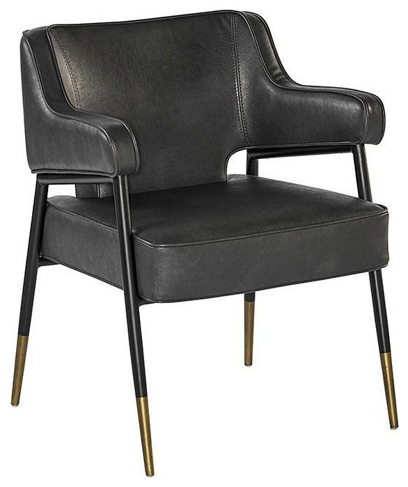 Levi  Armchair   Bravo Portabella   Midcentury   Armchairs And Accent Chairs   by Virgil Stanis Design  Houzz