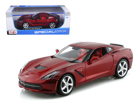 Maisto 2014 Chevrolet Corvette C7 Stingray Metalli...