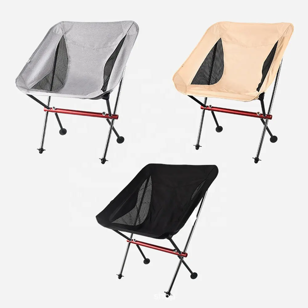 Foldable Lightweight Portable Moon Camp Chair Outdoor Folding Camping Chair Hiking And Traveling