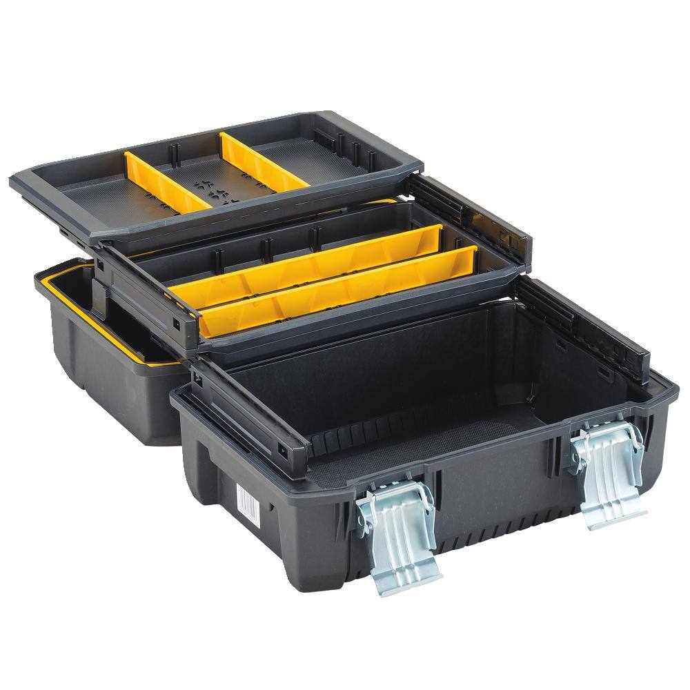 Stanley FATMAX 18 in. 2-Tray Cantilever Tool Box FMST18001