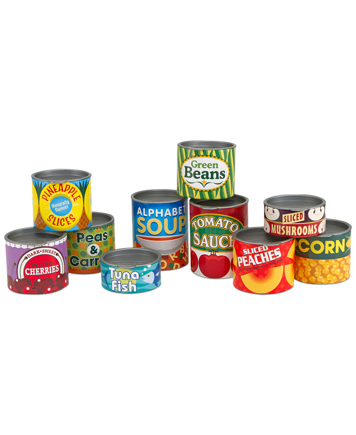 Melissa and Doug Kids Toy  Lets Play House Grocery Cans