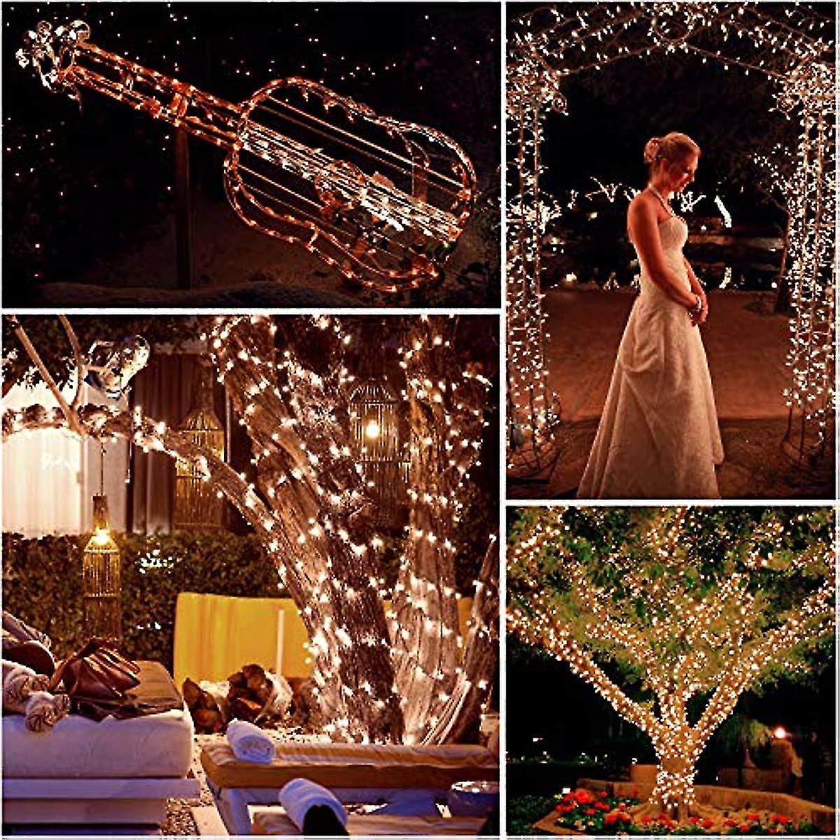 Quntis Led String Lights 100m 500led Ce Standard High Brightness White Lights Safe Low Voltage Indoor Fairy Lighting For Christmas Wedding Party Garde