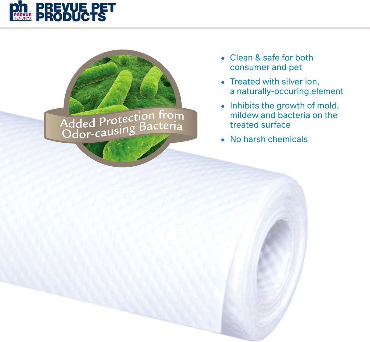 Prevue Pet Products T3 Antimicrobial Protected Paper Bird and Small Animal Cage Liner