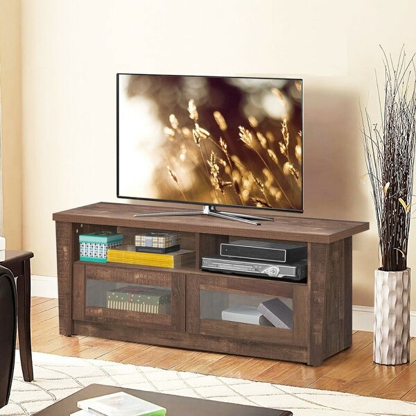 TV Stand Entertainment Center Hold up with 2 Shelves - 47.5