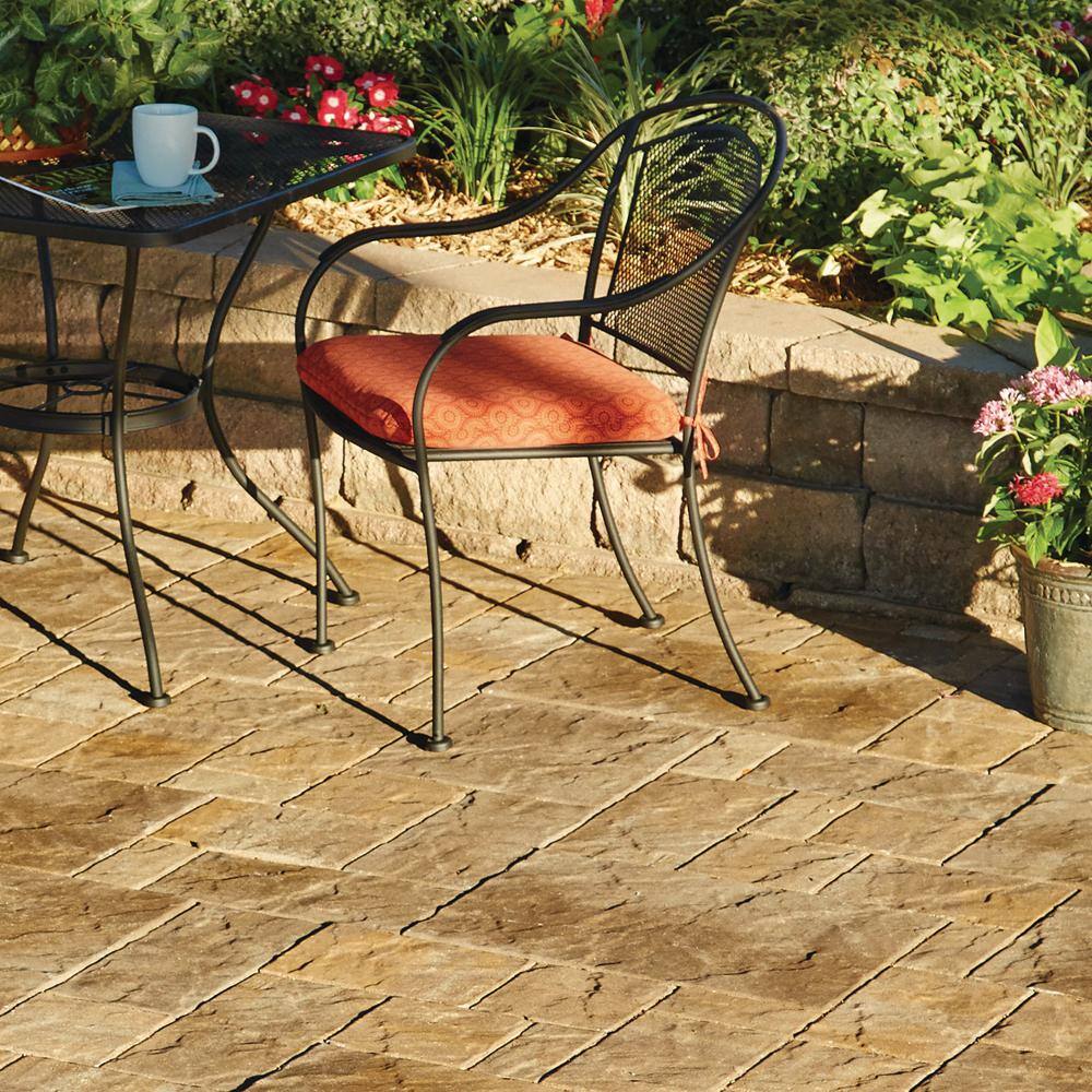 Pavestone Panorama Demi 3-pc 7.75 in. x 7.75 in. x 2.25 in. Platte River Blend Concrete Paver (240 Pcs.  103 Sq. ft.  Pallet) 36778.PRBL