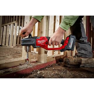 MW M18 FUEL GEN II 18-Volt Lithium-Ion Brushless Cordless 12 in. Hole Hawg Right Angle Drill with M18 FUEL Hackzall 2807-20-2719-20