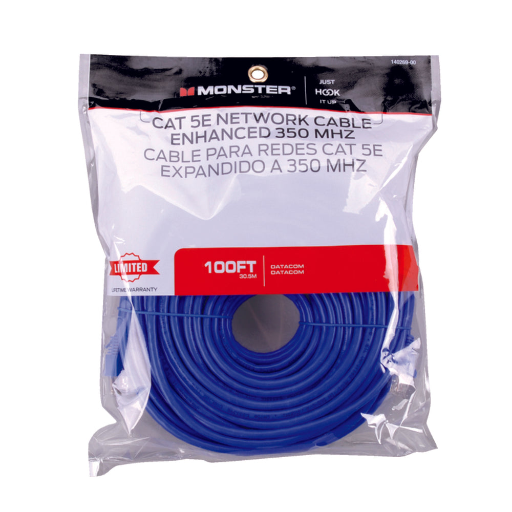 NETWORK CABLE 5E BLU100'