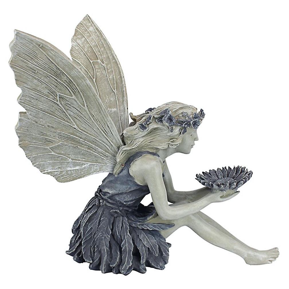 Sitting Fairy Garden Statues Sculptures Outdoor Ornament Crafts