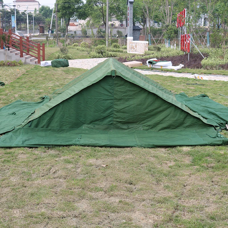 Brand New Disaster Relief Thickened Canvas Waterproof Camping Tactical Tents For Hiking Outdoor