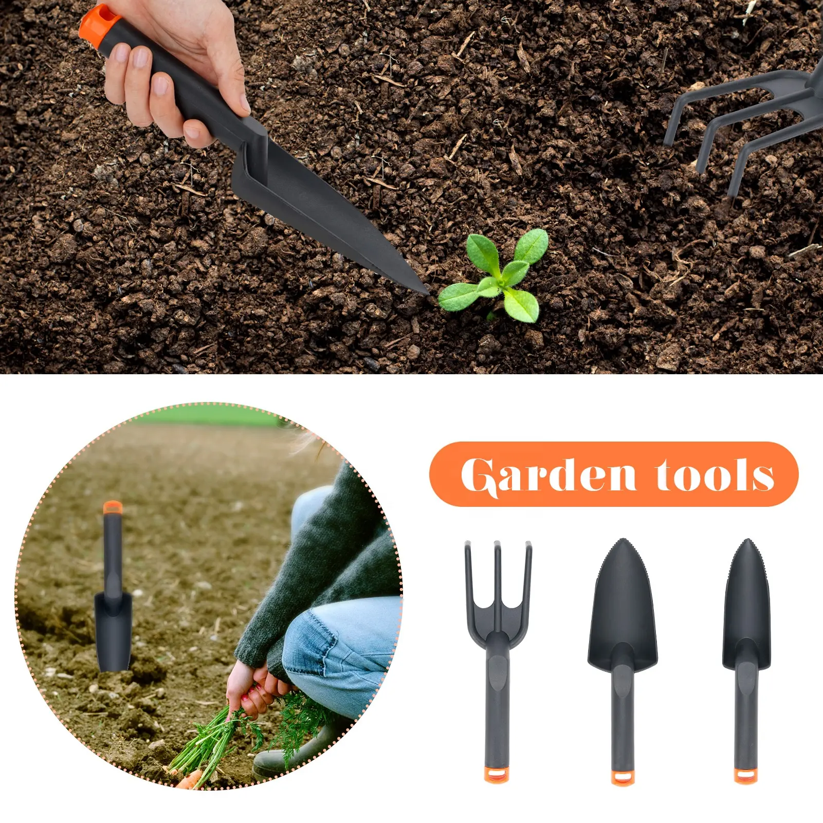 Gardening Tools Set Heavy Duty Garden Kit with Storage Organizer  11 PCS Succulent Tools Set