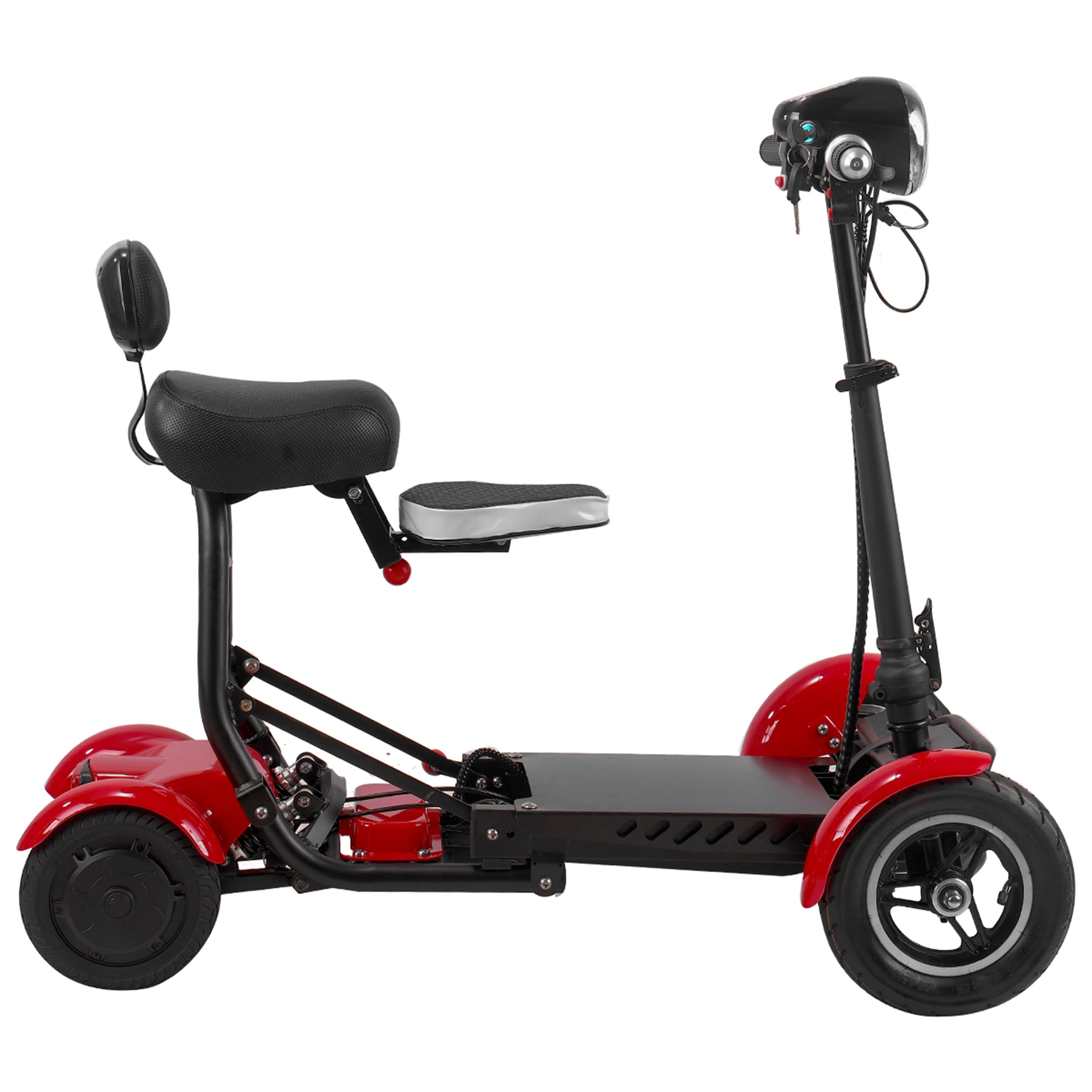 4 Wheel Electric Battery Power Scooter, Foldable Lightweight FDA Approved