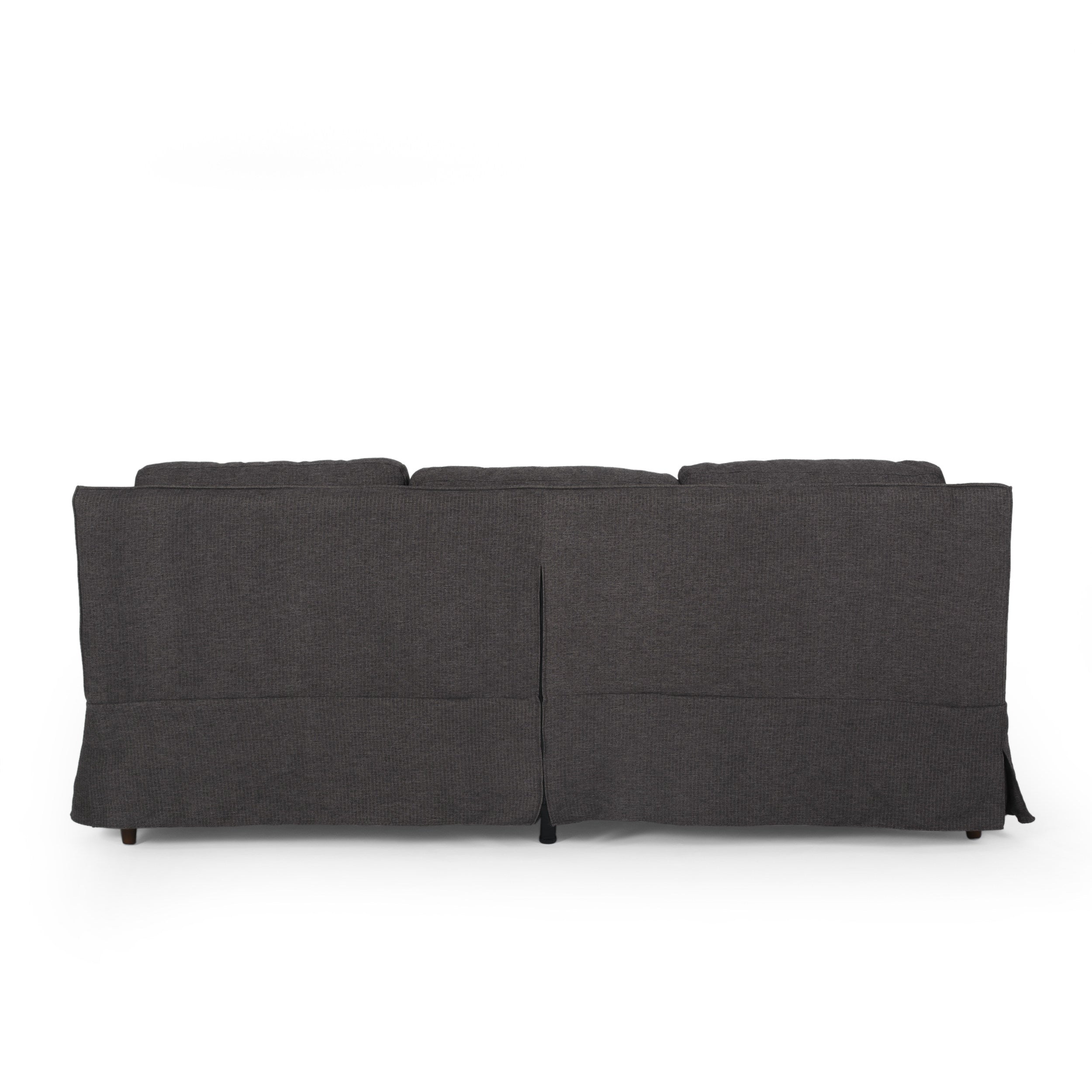 Bainville Contemporary Fabric 3 Seater Sofa with Skirt