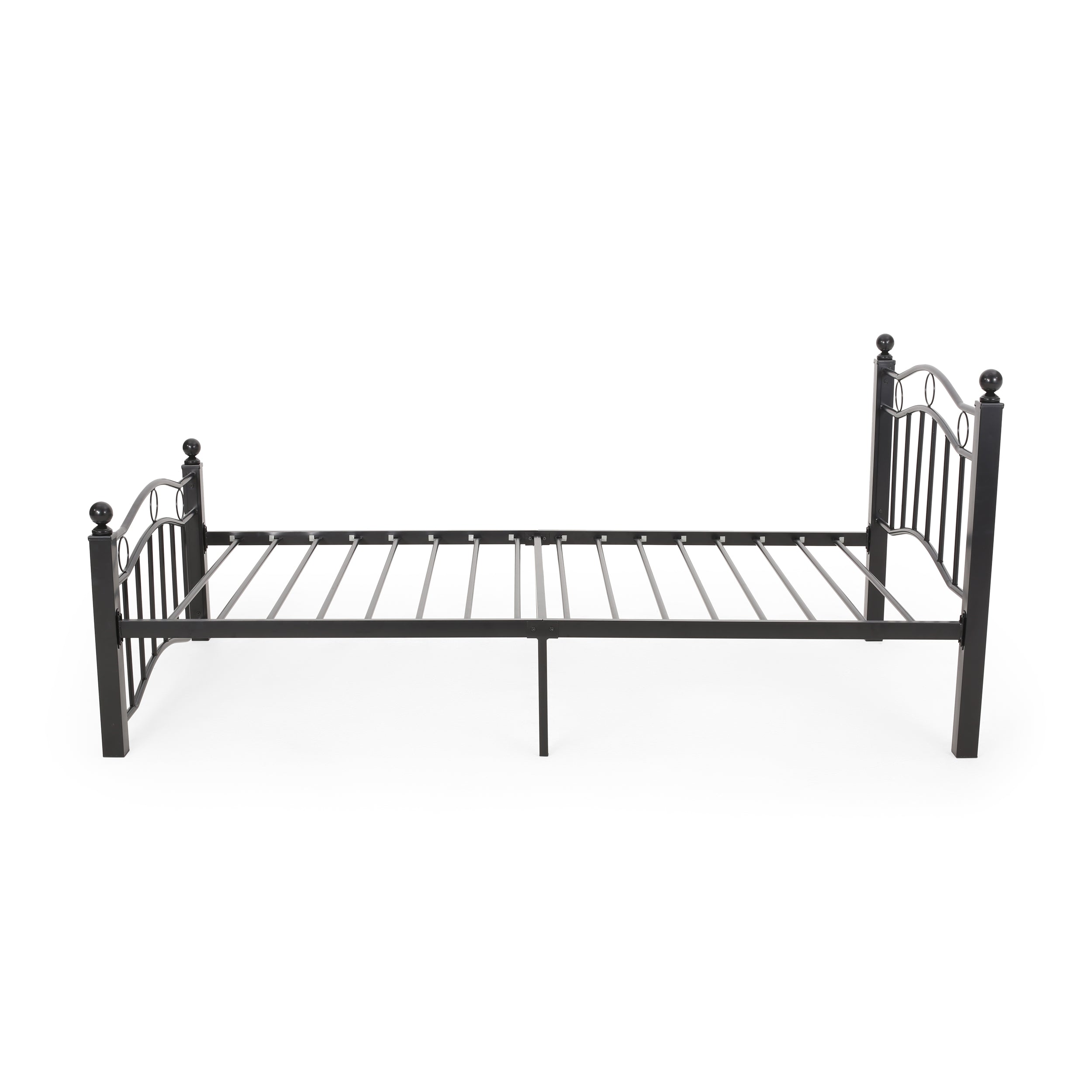 Cole Contemporary Iron Bed Frame