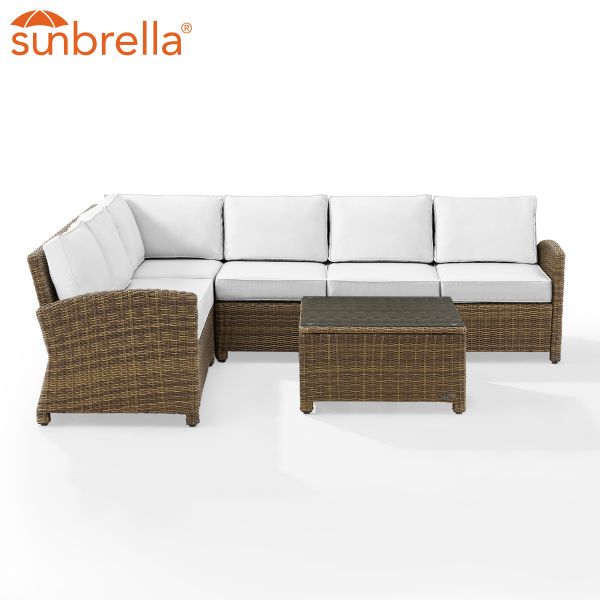 Bradenton 5Pc Outdoor Sectional Set - Sunbrella